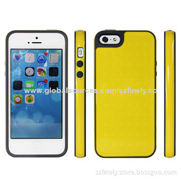PC Hard Cases for iPhone 5/5S, Double-injection, Easy Access to All Buttons/Various Colors Available